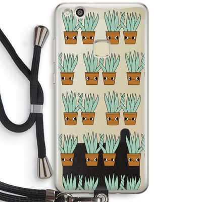 Sansevieria: Huawei Ascend P10 Lite Transparant Hoesje met koord Sansevieria: Huawei Ascend P10 Lite Transparant Hoesje met koord