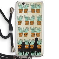 Sansevieria: Huawei Ascend P10 Lite Transparant Hoesje met koord Sansevieria: Huawei Ascend P10 Lite Transparant Hoesje met koord