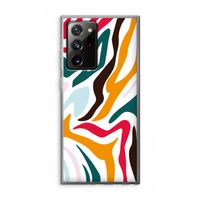 Colored Zebra: Samsung Galaxy Note 20 Ultra / Note 20 Ultra 5G Transparant Hoesje