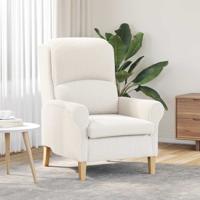 Fauteuil Crème 76 x 94 x 102 cm Stof