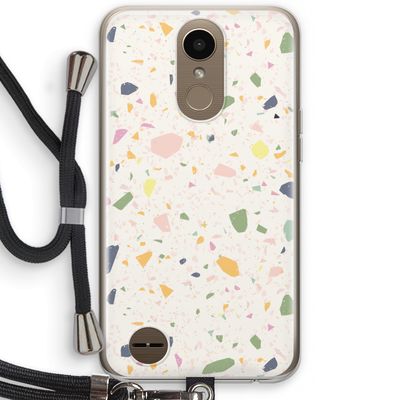 Terrazzo N°21: LG K10 (2017) Transparant Hoesje met koord