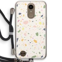 Terrazzo N°21: LG K10 (2017) Transparant Hoesje met koord