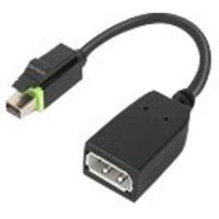 Lenovo 4X90Q93975 Mini-displayport Adapter [1x - 1x DisplayPort] Zwart