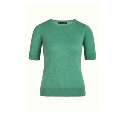 King Louie fijngebreide top Cocoon groen King Louie fijngebreide top Cocoon groen