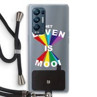 Het Leven Is Mooi: Oppo Find X3 Neo Transparant Hoesje met koord