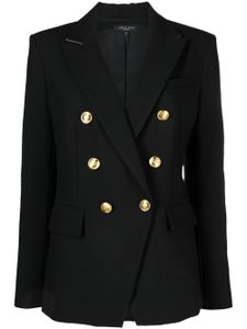 rag & bone blazer à boutonnière croisée - Noir