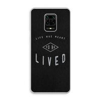 To be lived: Xiaomi Redmi Note 10 Lite Transparant Hoesje