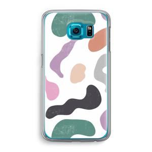 Memphis Shapes: Samsung Galaxy S6 Transparant Hoesje