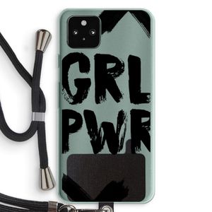 Girl Power #2: Pixel 5a 5G Transparant Hoesje met koord