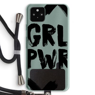 Girl Power #2: Pixel 5a 5G Transparant Hoesje met koord