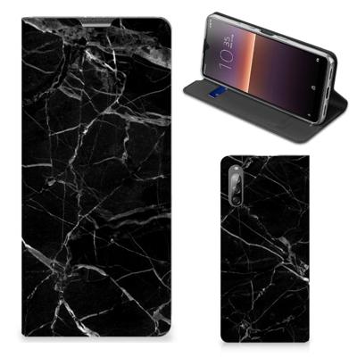 Sony Xperia L4 | Standcase | Marmer Zwart - Origineel Cadeau Vader