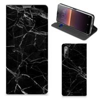 Sony Xperia L4 | Standcase | Marmer Zwart - Origineel Cadeau Vader
