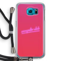 Vice Glow: Samsung Galaxy S6 Transparant Hoesje met koord