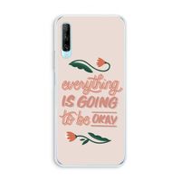 Optimistic flower girl: Huawei P Smart Pro Transparant Hoesje