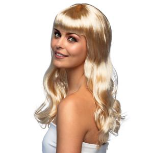 Verkleedpruik dames - blond - Cabaret/Hollywood/Diva - Carnaval - lang chique haar