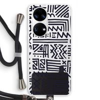 Marrakech print: Huawei P50 Transparant Hoesje met koord