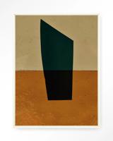 Urban Cotton Wandkleed 'Geen Groen' 80 x 110cm in Floating Frame - off white