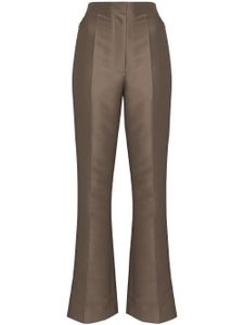 Low Classic pantalon slim à taille haute - Vert