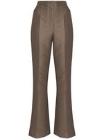 Low Classic pantalon slim à taille haute - Vert