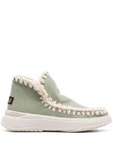 Mou bottines Schuhe en cuir - Vert