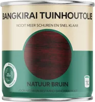 Tuinhoutolie Bangkirai - Natuurbruin - 750 ml