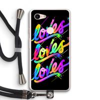 Loves: Pixel 3 XL Transparant Hoesje met koord