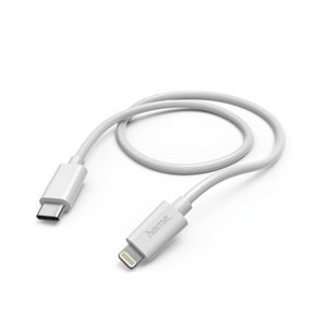 Hama Laadkabel USB-C naar Lightning 1 meter Oplader Wit