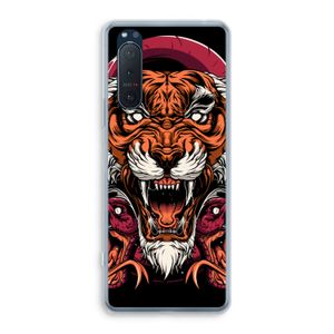 Tiger and Rattlesnakes: Sony Xperia 5 II Transparant Hoesje