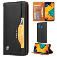 Card Set Series Samsung Galaxy A20e Wallet Case - Zwart - thumbnail