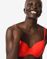 HEMA Voorgevormde bh met beugel rood (rood) - thumbnail