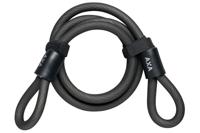 AXA Double Loop 120/10 Kabelslot - Zwart