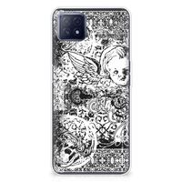 Silicone Back Case OPPO A53 5G | OPPO A73 5G Skulls Angel - thumbnail