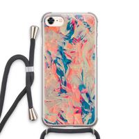 Alone: iPhone 8 Transparant Hoesje met koord