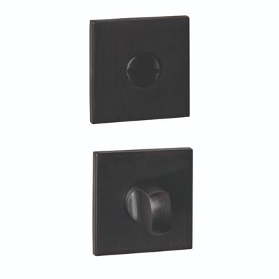 Intersteel WC-sluiting verdekt 53x53x6mm met stift 6-8mm PVD Zwart