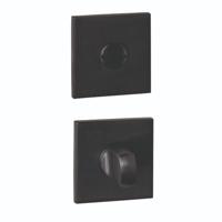 Intersteel WC-sluiting verdekt 53x53x6mm met stift 6-8mm PVD Zwart