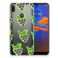 Motorola Moto E6 Plus | Siliconen Case | Druiven