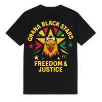FC ELEVEN - Ghana Black Stars Heavy T-Shirt - Zwart