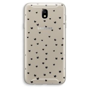 Kleine kattenkopjes: Samsung Galaxy J7 (2017) Transparant Hoesje