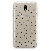 Kleine kattenkopjes: Samsung Galaxy J7 (2017) Transparant Hoesje