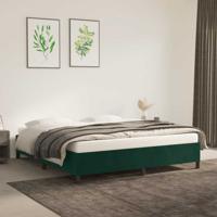 Bedframe zonder matras 180x200 cm fluweel donkergroen