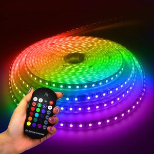 HOFTRONIC™ RGB LED Strip 10m - Lichtslang 60 LEDs/m - IP65 voor buiten en binnen - SMD 5050 - Flex60 Series