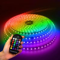 RGB LED Strip / Lichtslang 10m - Lichtslang 60 LEDs/m - IP65 voor buiten en binnen - SMD 5050 - Flex60 Series