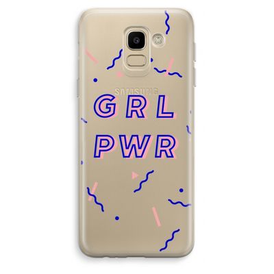 GRL PWR: Samsung Galaxy J6 (2018) Transparant Hoesje