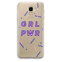 GRL PWR: Samsung Galaxy J6 (2018) Transparant Hoesje