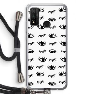 Eye pattern #2: Huawei P Smart (2020) Transparant Hoesje met koord