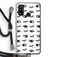 Eye pattern #2: Huawei P Smart (2020) Transparant Hoesje met koord