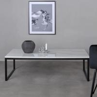 Nohr Salontafel 'Lenton' Marmer, 120 x 60cm, kleur Wit Nohr Salontafel 'Lenton' Marmer, 120 x 60cm, kleur Wit