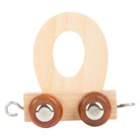 Small Foot - houten lettertrein - o - 12 stuks