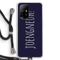 Joengneuh!: Oppo A95 5G Transparant Hoesje met koord