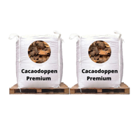 Cacaodoppen premium 4m3 bigbag Warentuin Collection - Warentuin collection